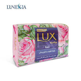 صابون لوکس حاوی ویتامین با رایحه گل رز 125 گرمی بسته 1 عددی